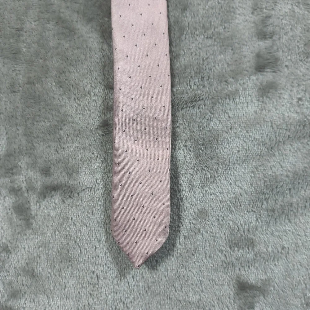 Vintage Oscar de la Renta‎ Tie Mens 56x2.75 Pink Abstract Polka Dot Luxury